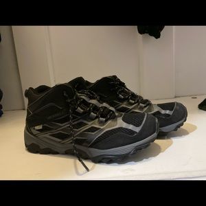 Little boy merrell hiking boots